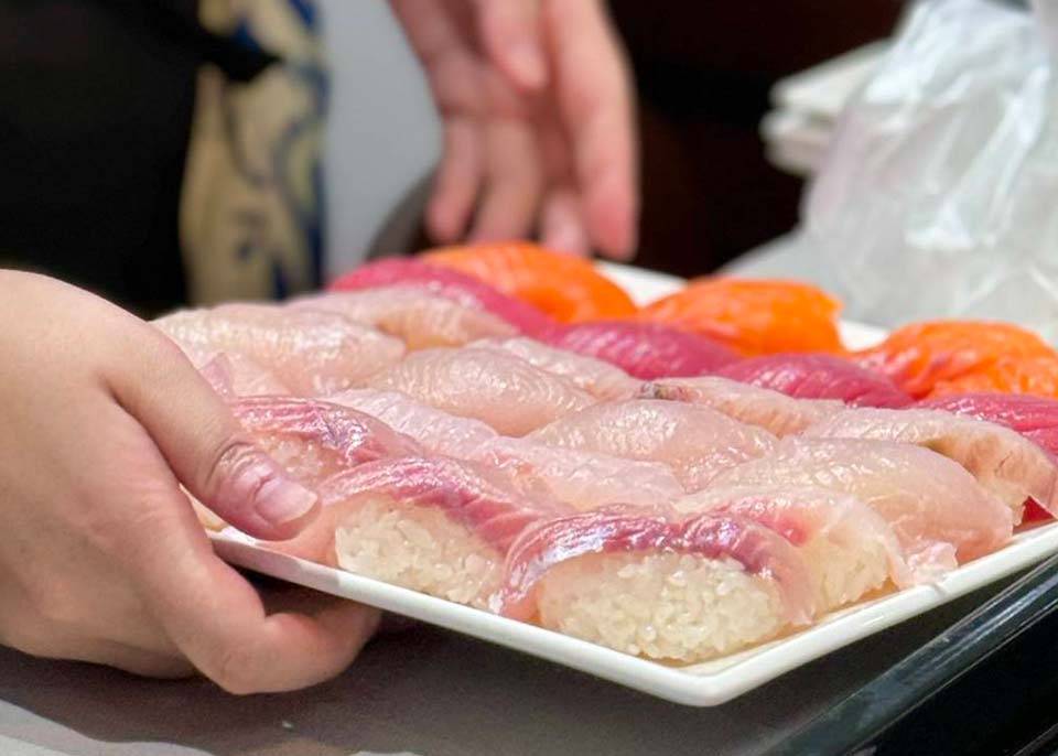 産地直送のお魚で食べるお寿司イベント